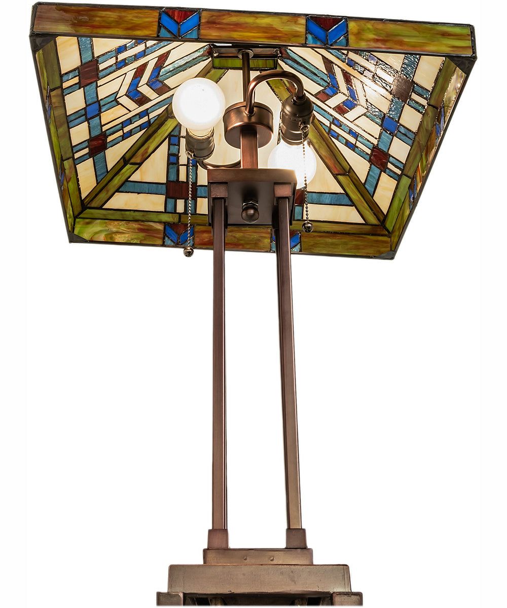 28" High Prairie Wheat Table Lamp