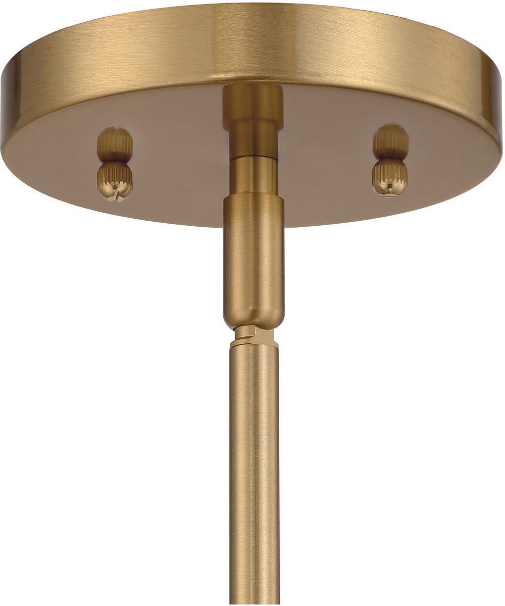 Gaze 1-Light Pendant Satin Brass