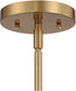 Gaze 1-Light Pendant Satin Brass