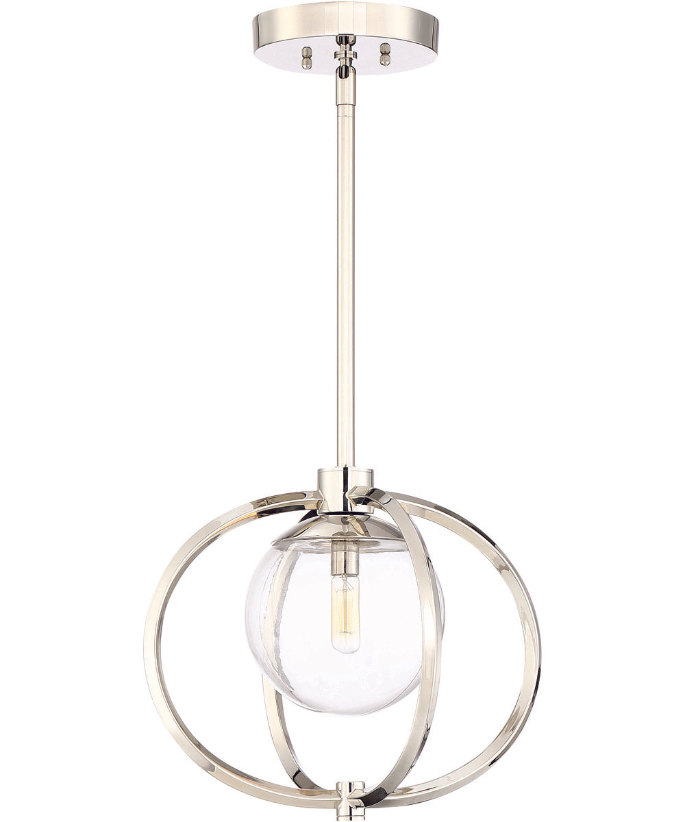 Piltz 1-Light Mini Pendant Polished Nickel