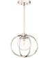 Piltz 1-Light Mini Pendant Polished Nickel