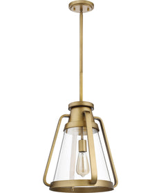Everett 1-Light Pendant Natural Brass