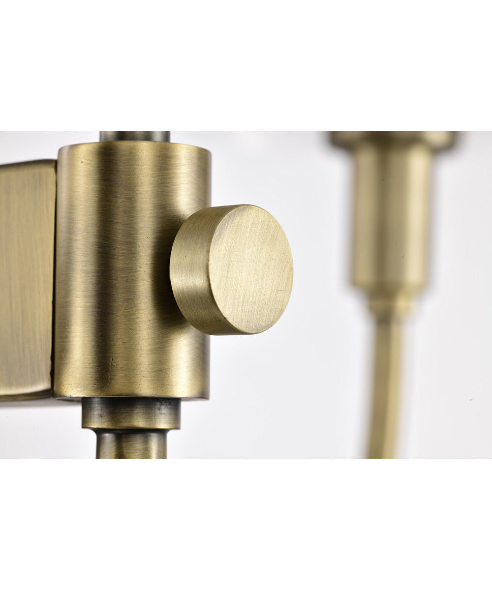 Brookside 6-Light Pendant Vintage Brass