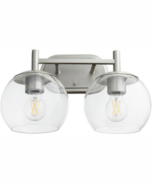 Lyon 2-light Bath Vanity Light Satin Nickel