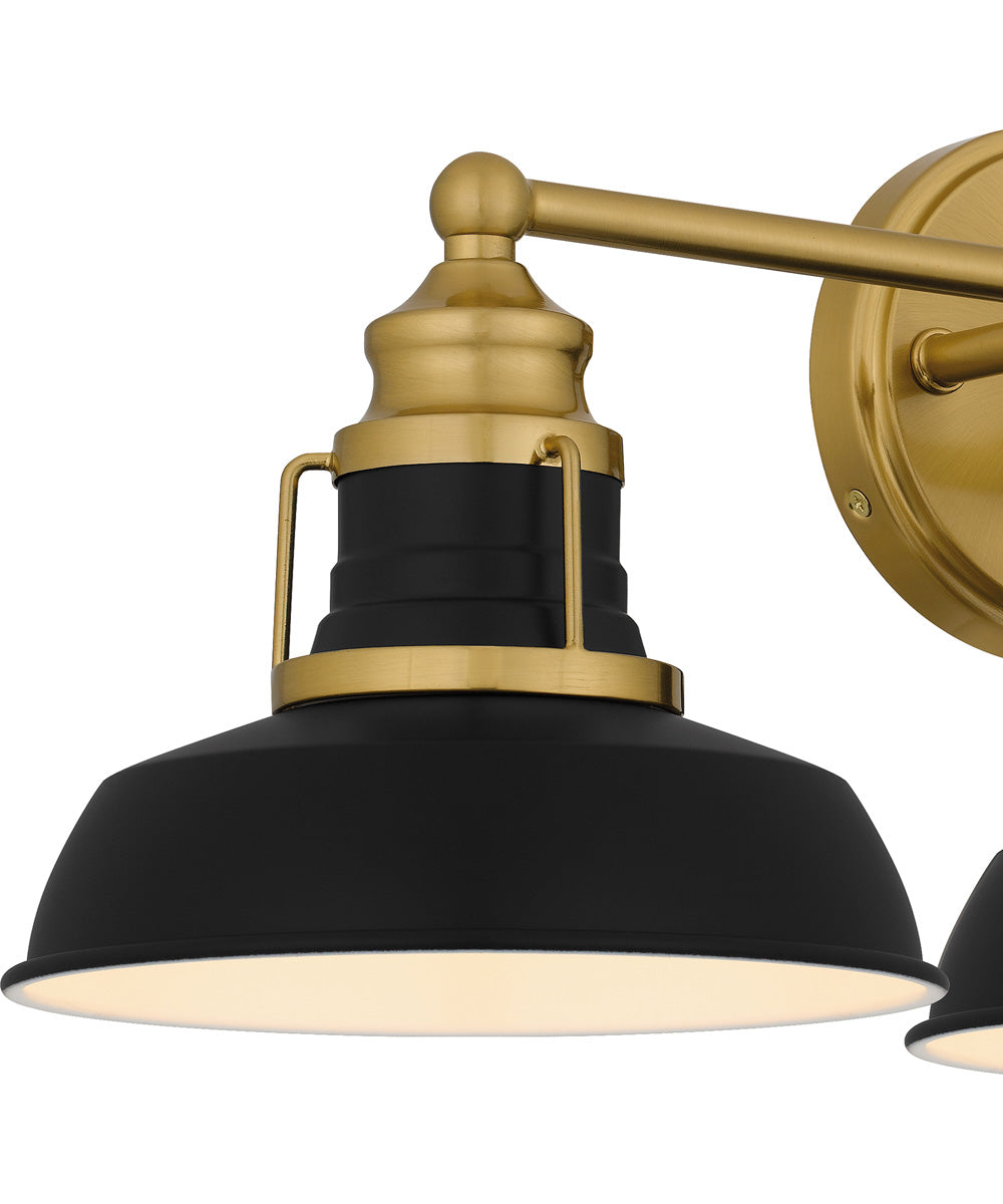 Huxley Large 3-light Bath Light Aged Brass