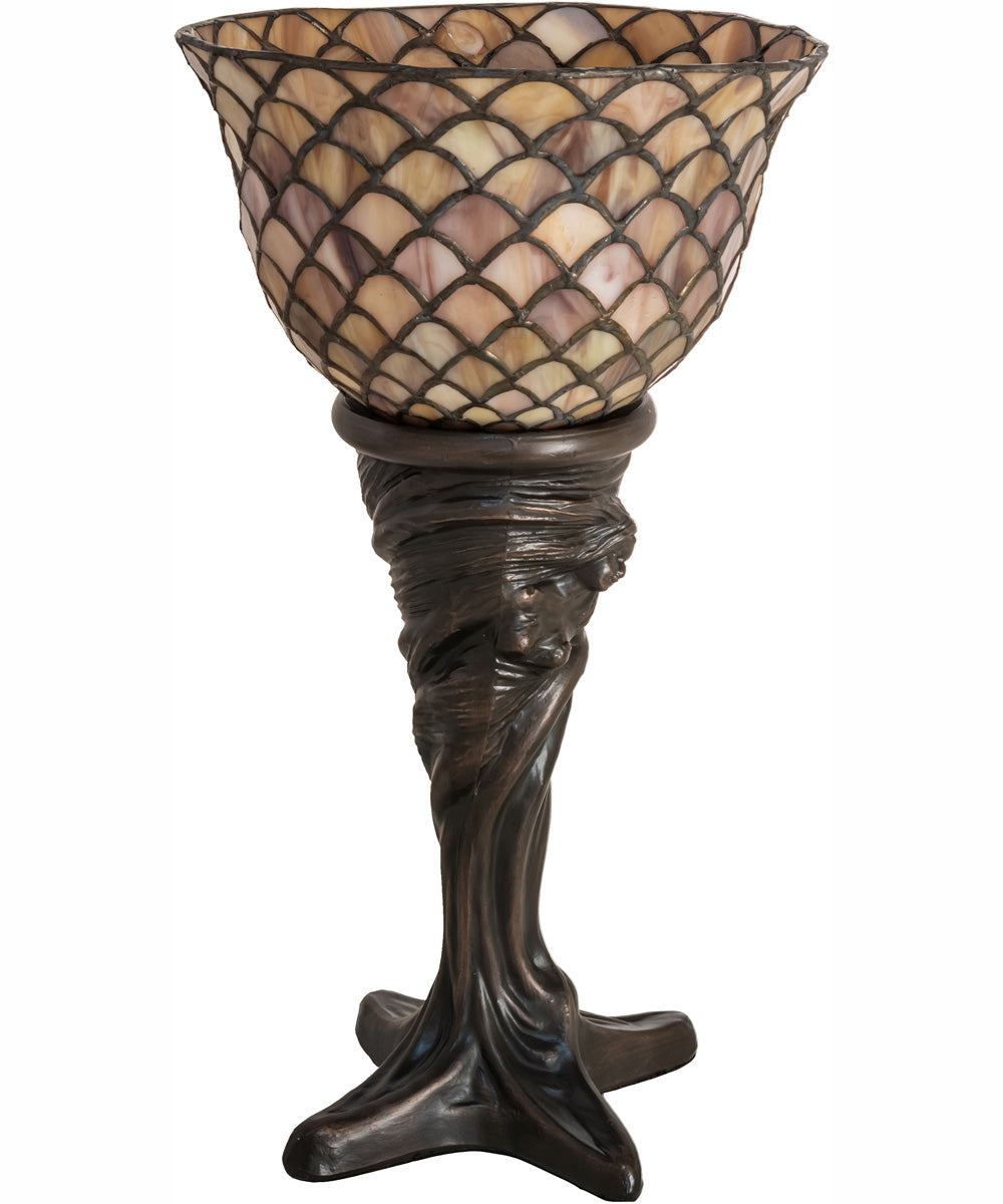 15" High Tiffany Fishscale Mini Lamp