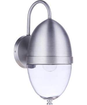 Sivo 1-Light Outdoor Wall Light Satin Aluminum