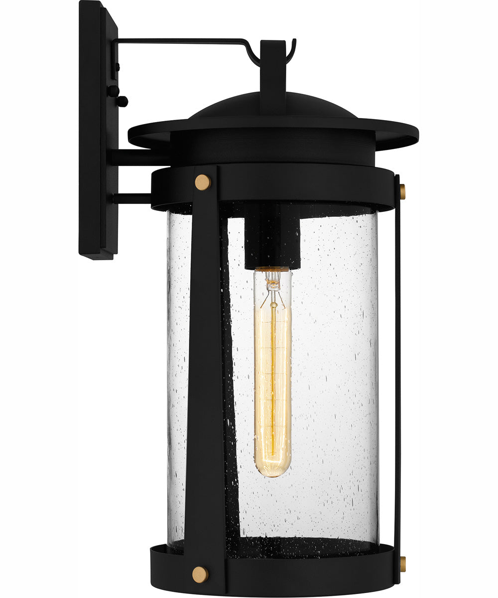 Clifton Large 1-light Outdoor Wall Light  Coastal Armour Aluminum Earth Black