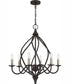 Dupont 6-light Chandelier Old Bronze