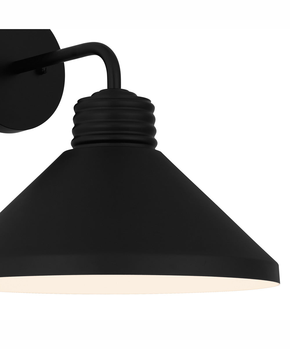 Rencher Large 1-light Outdoor Wall Light  Coastal Armour Aluminum Matte Black