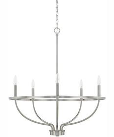 Greyson 5-Light Chandelier Brushed Nickel