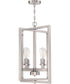 Chicago 4-Light Foyer Brushed Polished Nickel