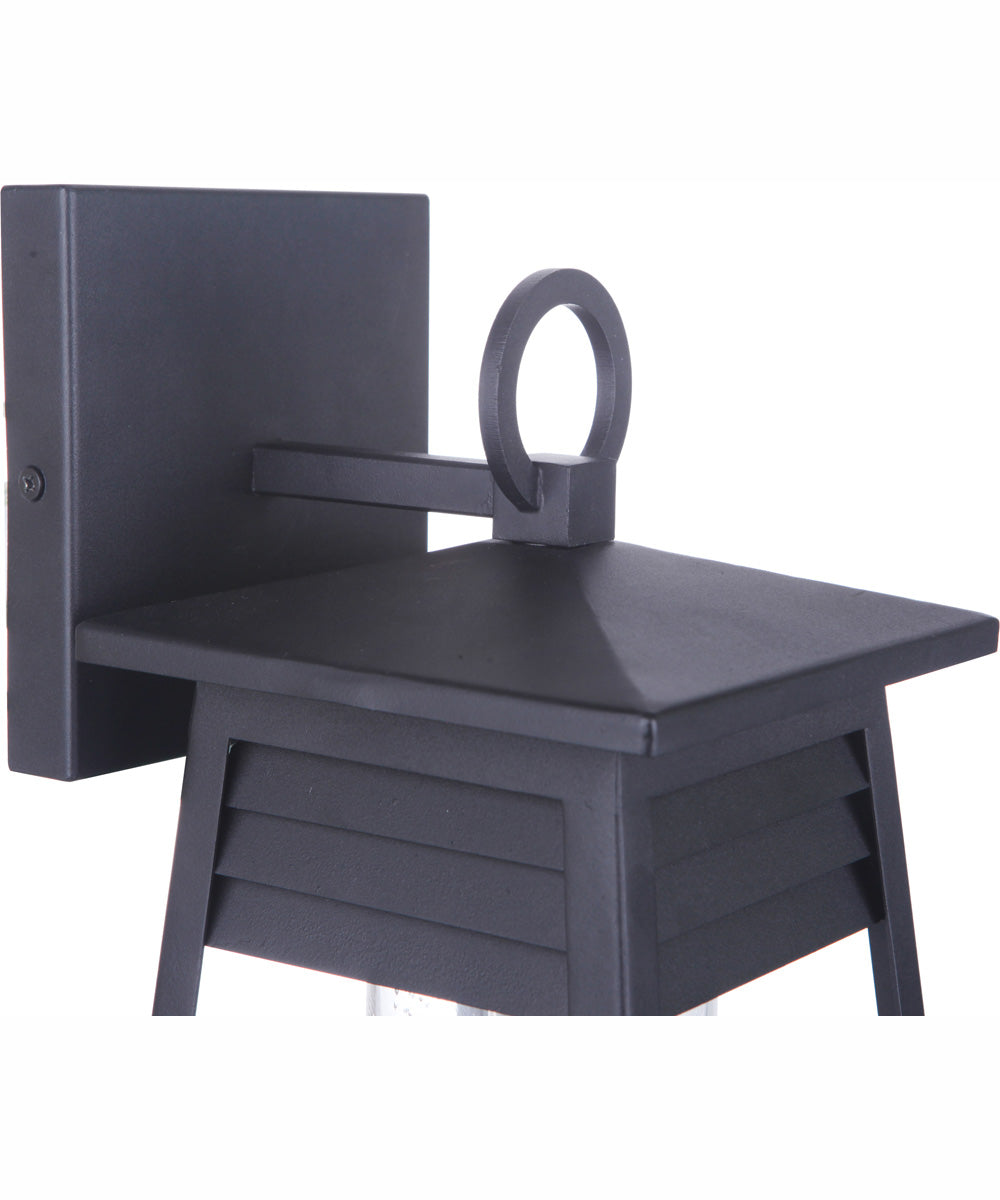 Becca 1-Light Outdoor Wall Lantern Matte Black