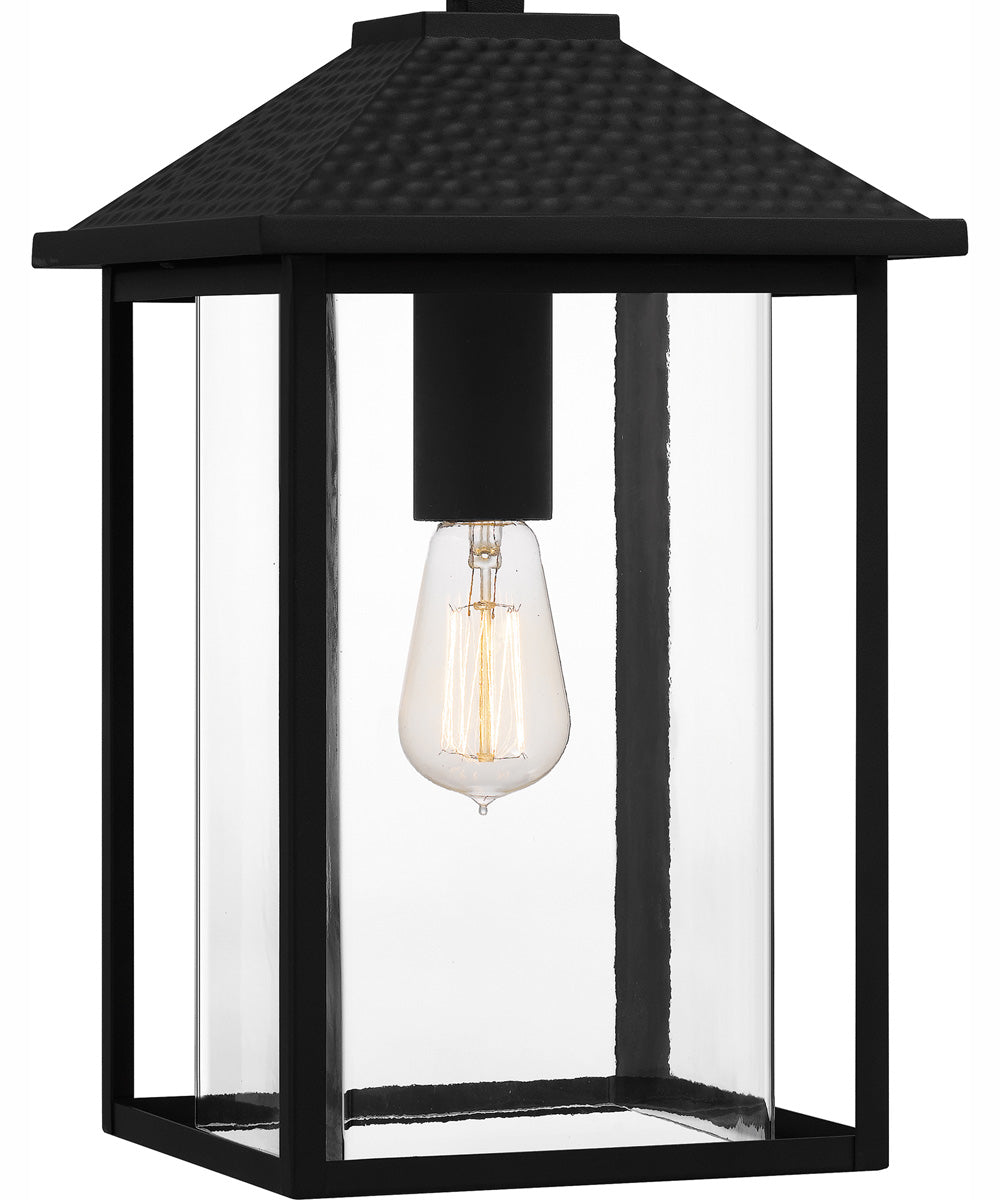 Fletcher Large 1-light Outdoor Pendant Light  Coastal Armour Aluminum Earth Black