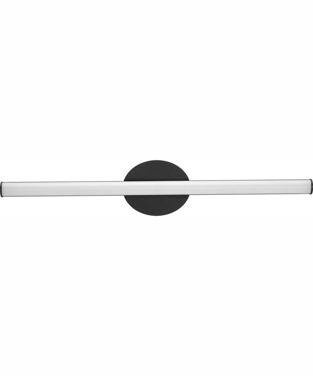 Phase 3 32 in. Large Modern 3CCT Integrated LED Linear Vanity Light Matte Black
