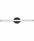Phase 3 32 in. Large Modern 3CCT Integrated LED Linear Vanity Light Matte Black