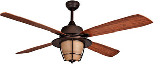 56"W Morrow Bay 3-Light Ceiling Fan Espresso