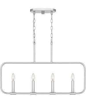 Abner 4-light Island Light Polished Chrome