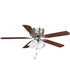AirPro 52" 5-Blade Hugger Ceiling Fan Brushed Nickel