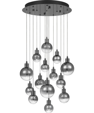 Shadow  Pendant Black Chrome