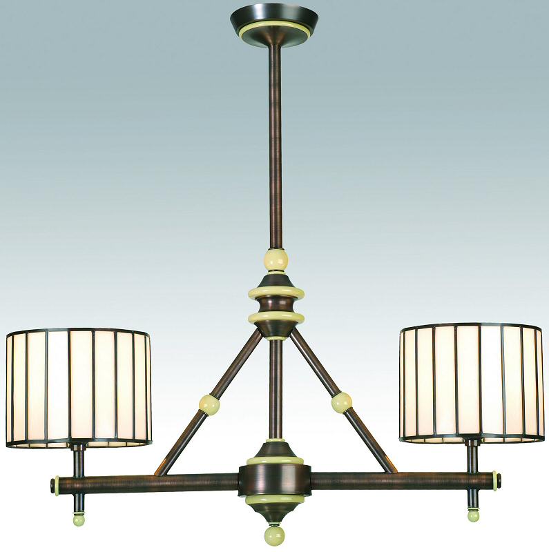 8"W Revolution 2-Light Island Pendant Mahogany Bronze