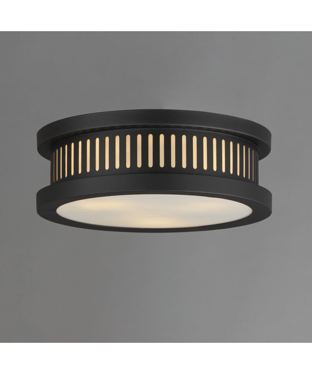 Oxford Outdoor 3-Light Flush Mount Black