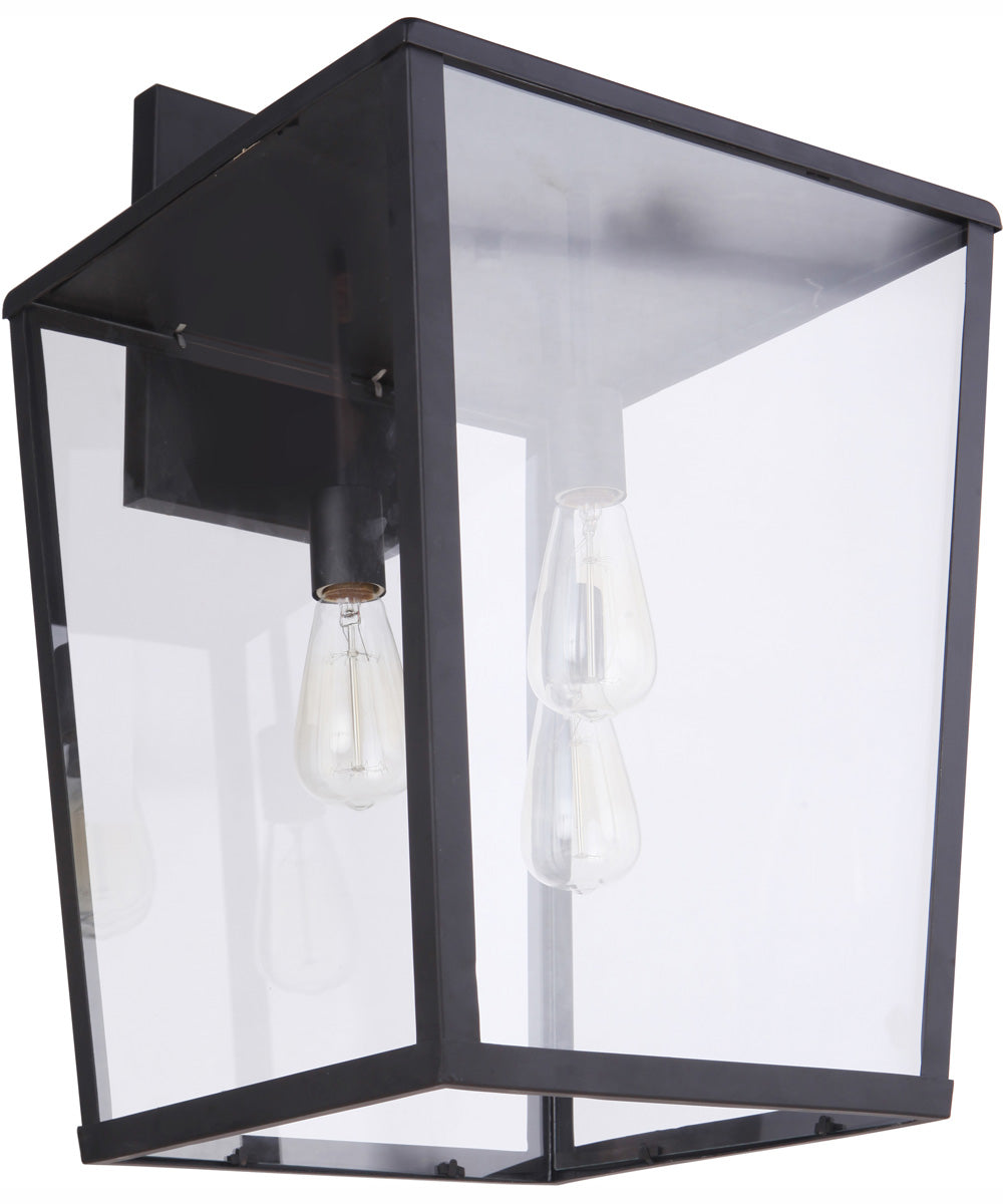 Olsen 3-Light Outdoor Wall Lantern Midnight