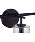 Hailie 3-Light Vanity Flat Black