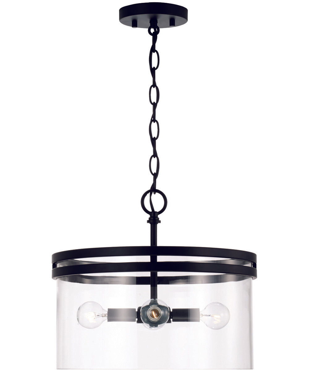 Fuller 4-Light Semi-Flush Matte Black