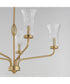 Camelot 5-Light Chandelier Natural Aged Brass