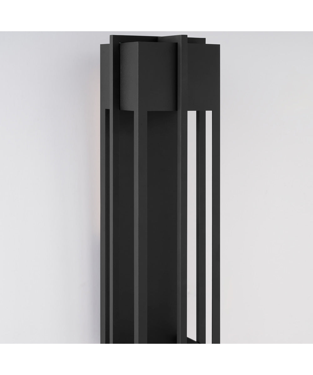 Al Fresco 1-light LED Wall Mount Light Fixture Textured Black