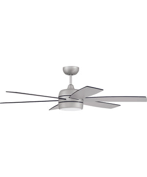 52" Trevor 1-Light Ceiling Fan Painted Nickel