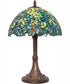 17" High Nightfall Wisteria Table Lamp
