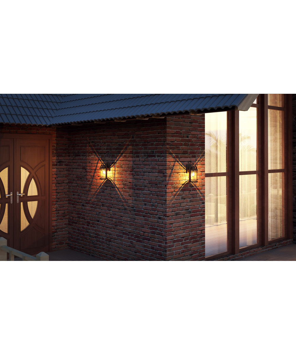 Booker Medium 1-light Outdoor Wall Light Mystic Black