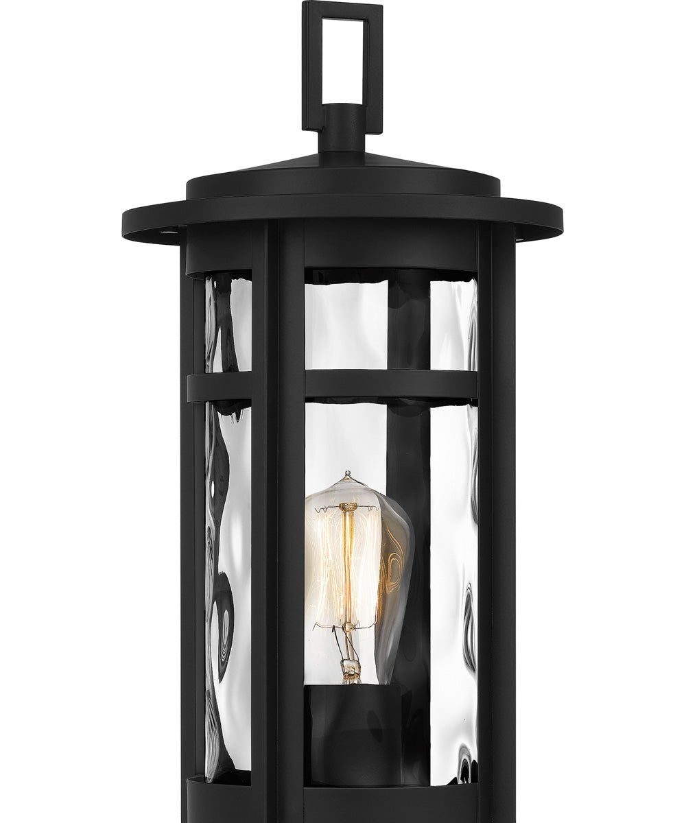 Uma Large 1-light Outdoor Post Light Matte Black