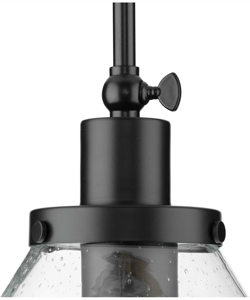 Hinton 1-Light Modern Farmhouse Pendant Matte Black