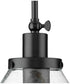 Hinton 1-Light Modern Farmhouse Pendant Matte Black