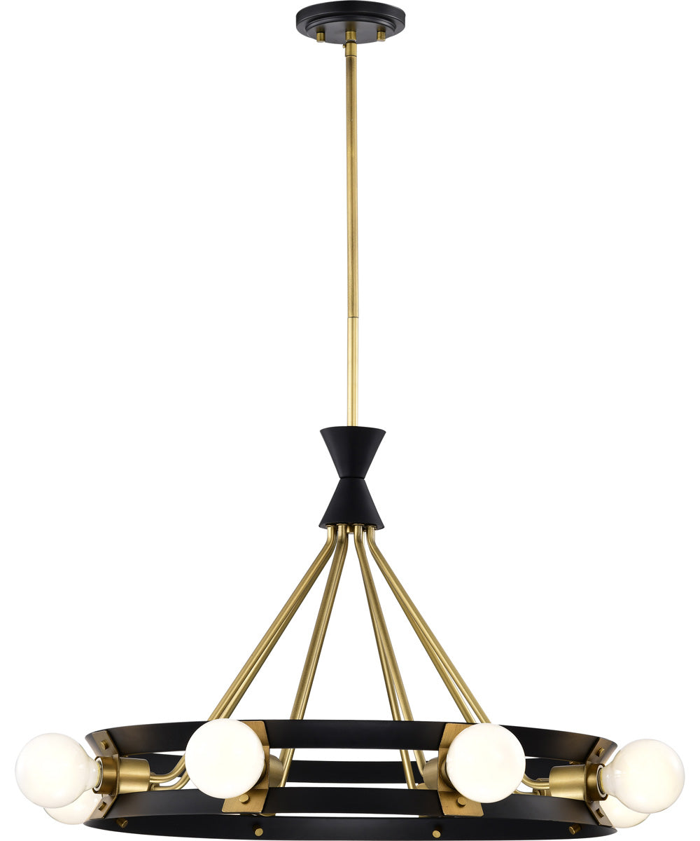 Marsden 8-Light Chandelier Matte Black