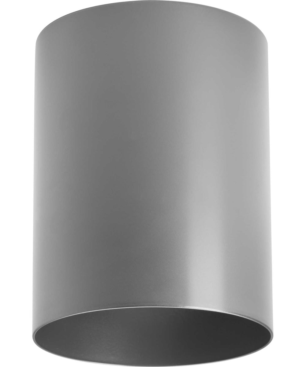 5" LED Outdoor Flush Mount Cylinder Metallic Gray