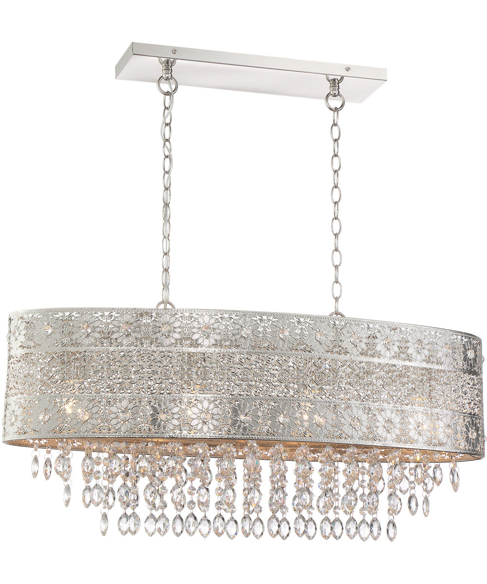 Masura 4-Light Pendant Polished Nickel/Metal