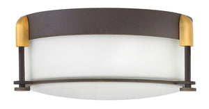 13"W Colbin 2-Light Flush Mount in Oil Rubbed Bronze