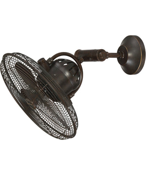 Bellows IV Wall Fan (Blades Included) Aged Bronze Textured