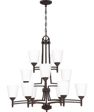 Billingsley 12-light Chandelier Old Bronze