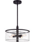 Hailie 4-Light Pendant Flat Black