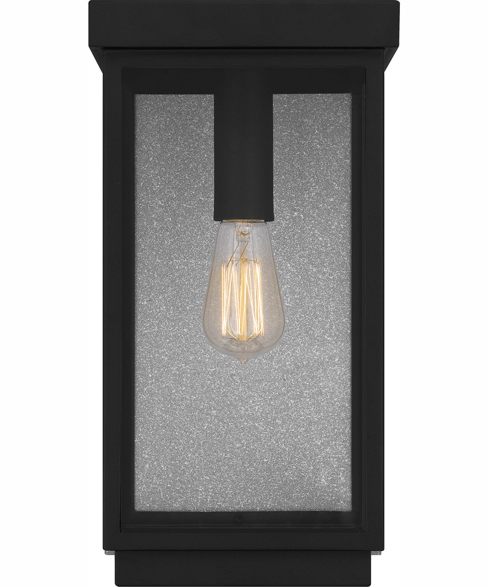 Ezra Medium 1-light Outdoor Wall Light Earth Black