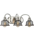 Tilley 3-Light Coastal Bath Vanity Light Brushed Nickel