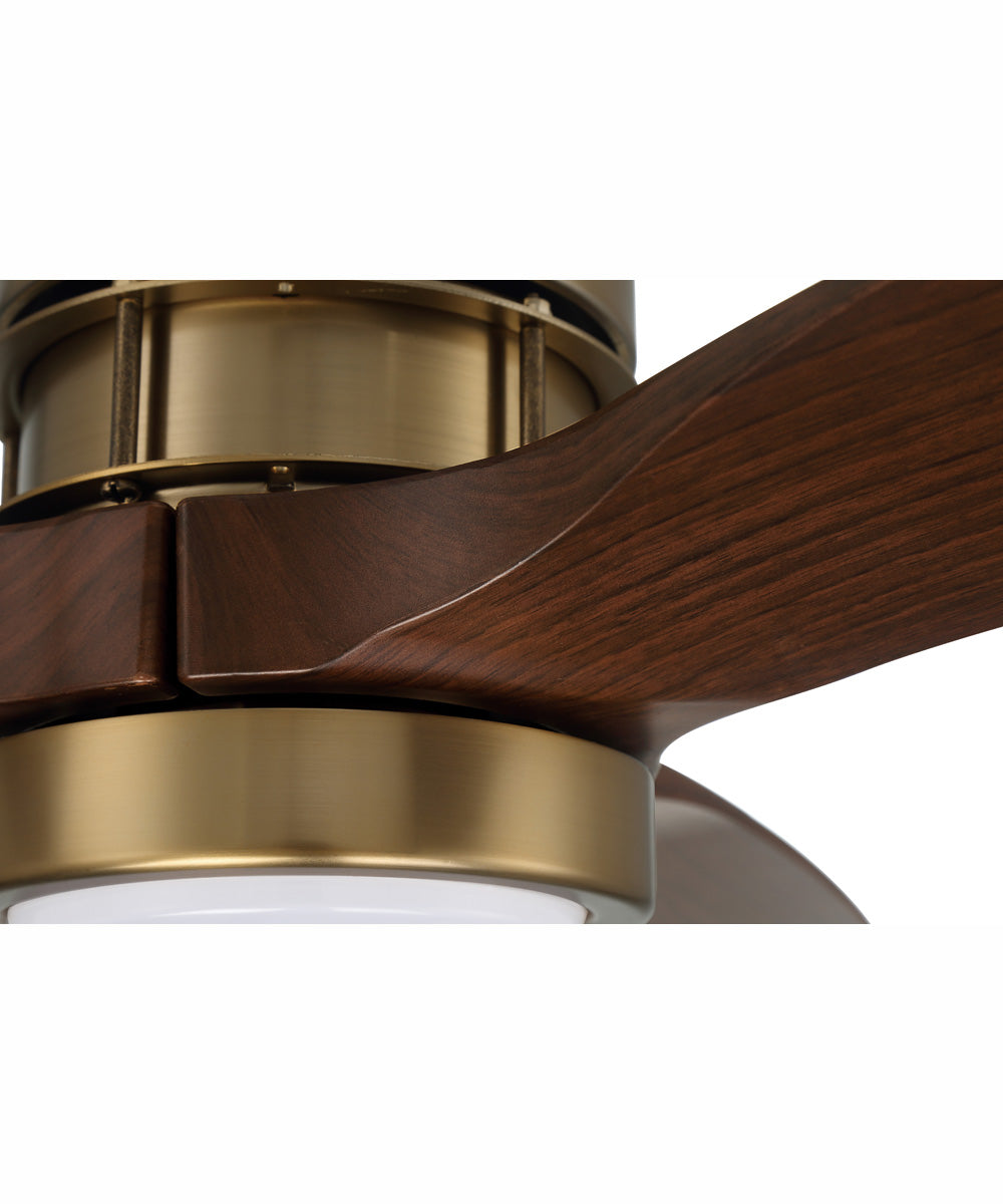 60" Sonnet 1-Light Ceiling Fan Satin Brass