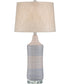 Fedella 1-Light Table Lamp Ceramic Body/Linen Fabric Shade