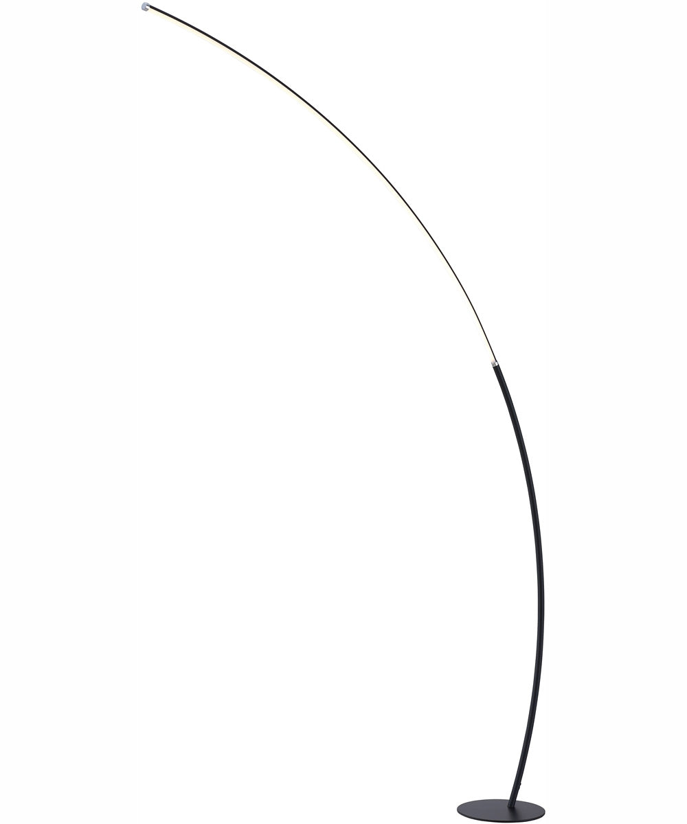 Monita 1-Light Led Arch Lamp Black