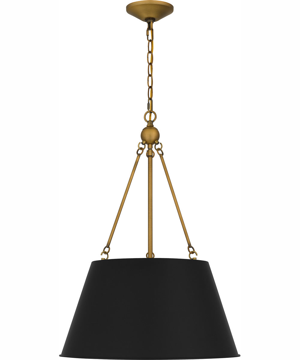 Quoizel Pendant Large 4-light Pendant Matte Black
